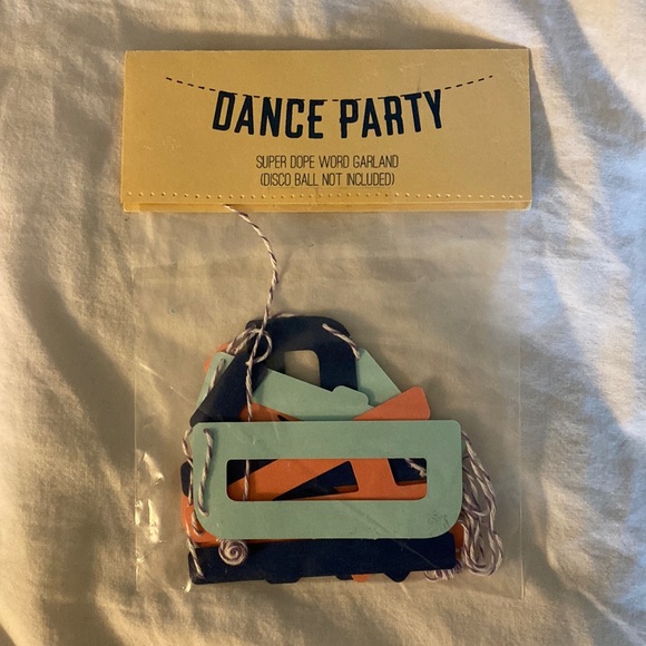 Other - Dance Party word garland